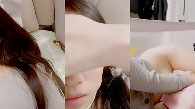 ♈♈♈【新片速遞】2024年4月，最美哺乳期宝妈，【哺乳期】，为了生活下海~直播挤乳汁!湿哒哒，小少妇颇有几分姿色 (4)